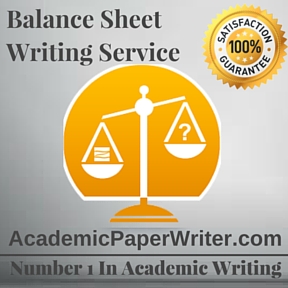 Balance Sheet Writing Service