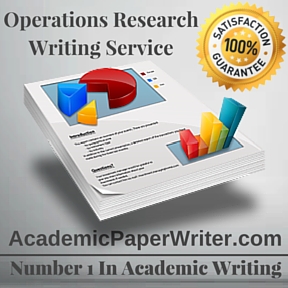 Operations Research Writing Service