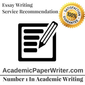 Essay Writing Service Recommendation